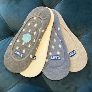 NWT Keds Extra Low Cut Women's No Show Liners, Polk Dot, 4 Pack, Size 6-10